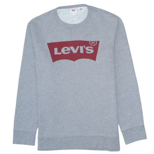 Mens UK Size L Levi's Grey Pullover Sweatshirt