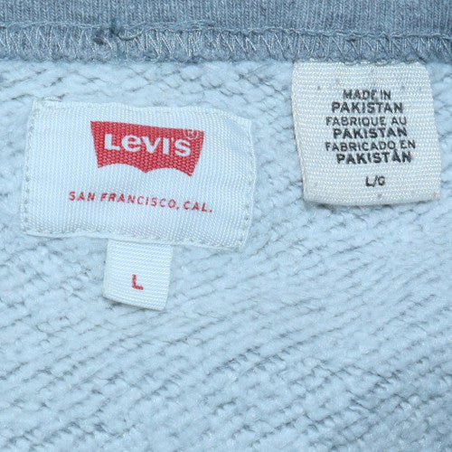 Mens UK Size L Levi's Grey Pullover Sweatshirt