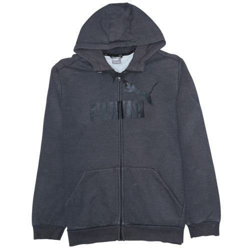 Mens UK Size M PUMA Black Full Zip Hoodie