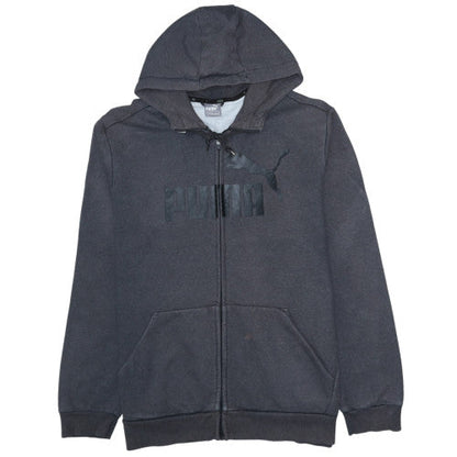 Mens UK Size M PUMA Black Full Zip Hoodie
