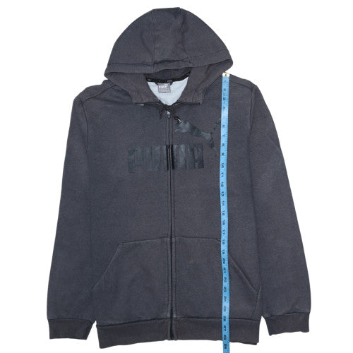 Mens UK Size M PUMA Black Full Zip Hoodie