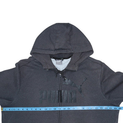 Mens UK Size M PUMA Black Full Zip Hoodie