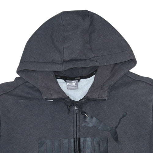 Mens UK Size M PUMA Black Full Zip Hoodie