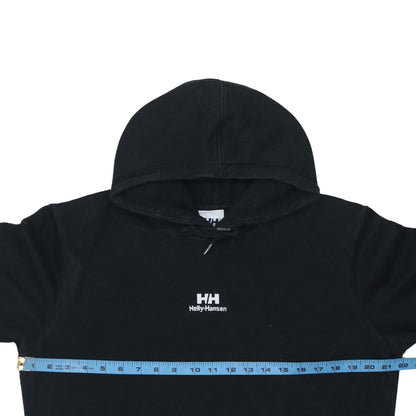 Mens UK Size M Helly Hansen Black Pullover Hoodie