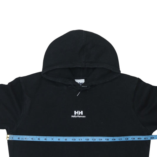 Mens UK Size M Helly Hansen Black Pullover Hoodie