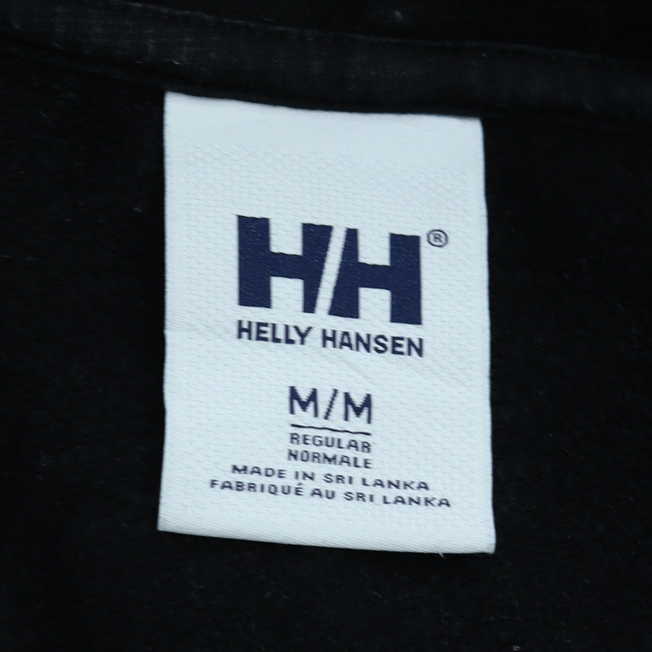 Mens UK Size M Helly Hansen Black Pullover Hoodie