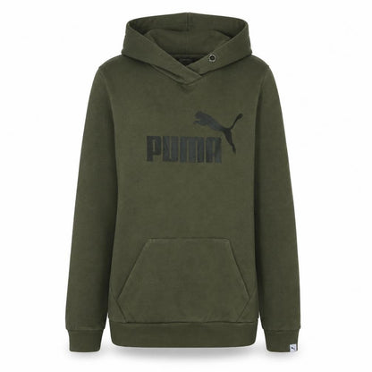 Womens UK Size 14 PUMA Green Pullover Hoodie