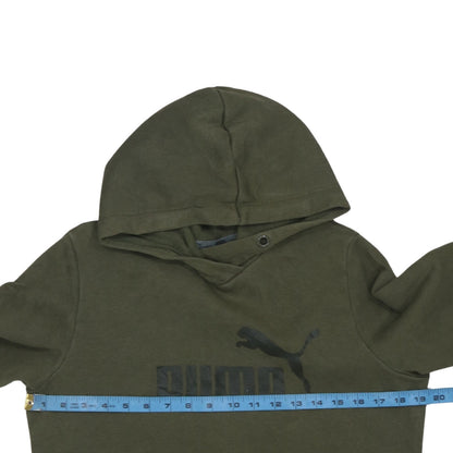 Womens UK Size 14 PUMA Green Pullover Hoodie