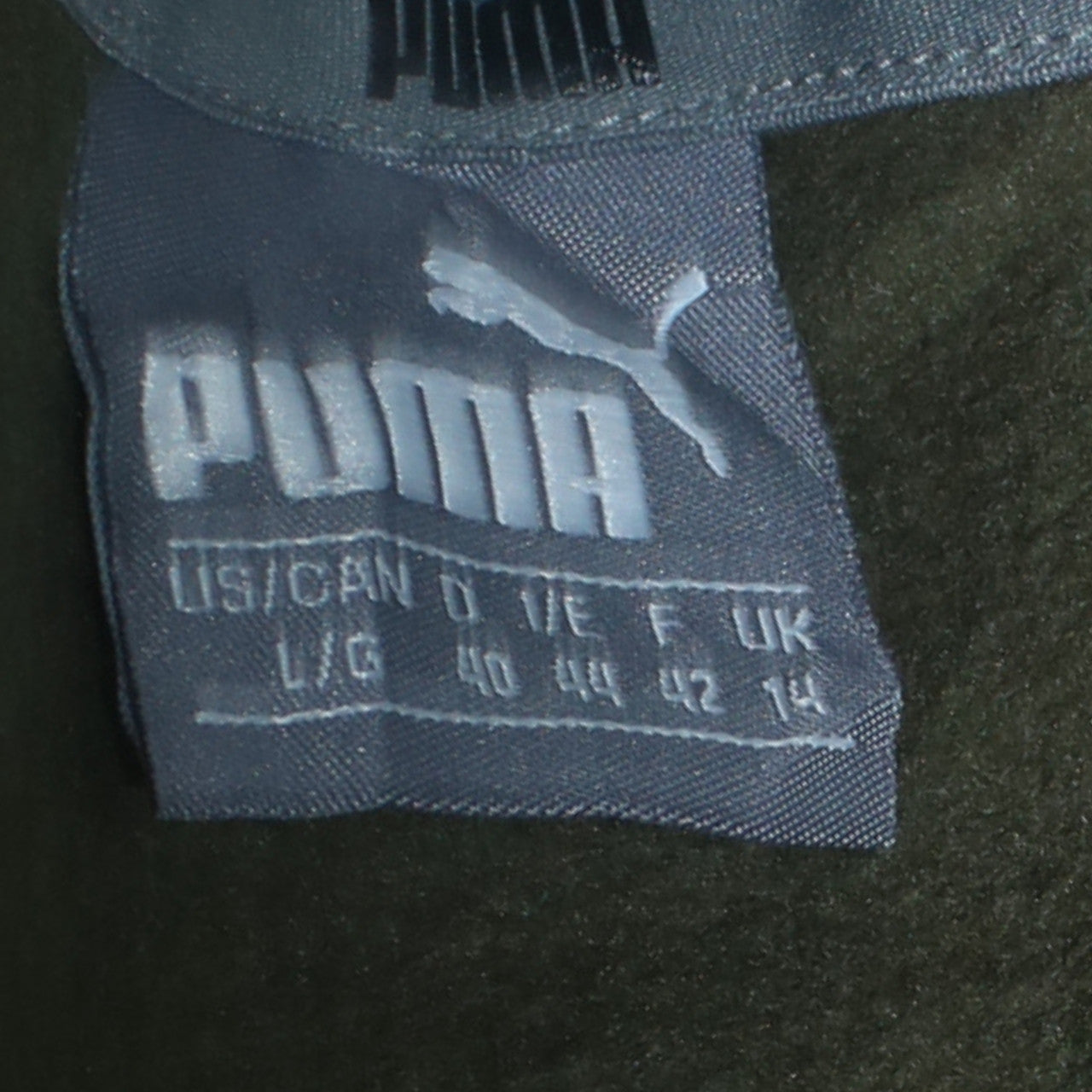 Womens UK Size 14 PUMA Green Pullover Hoodie