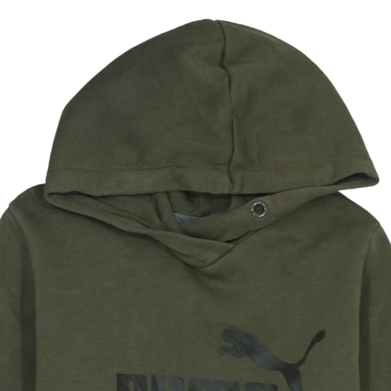 Womens UK Size 14 PUMA Green Pullover Hoodie