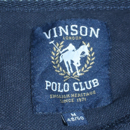 Mens UK Size M Vinson Polo Club Cotton Polo Shirt