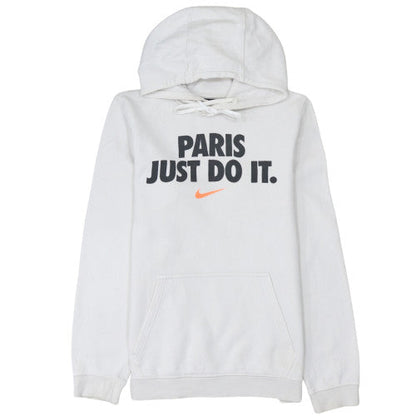 Womens UK Size S Nike White Pullover Hoodie