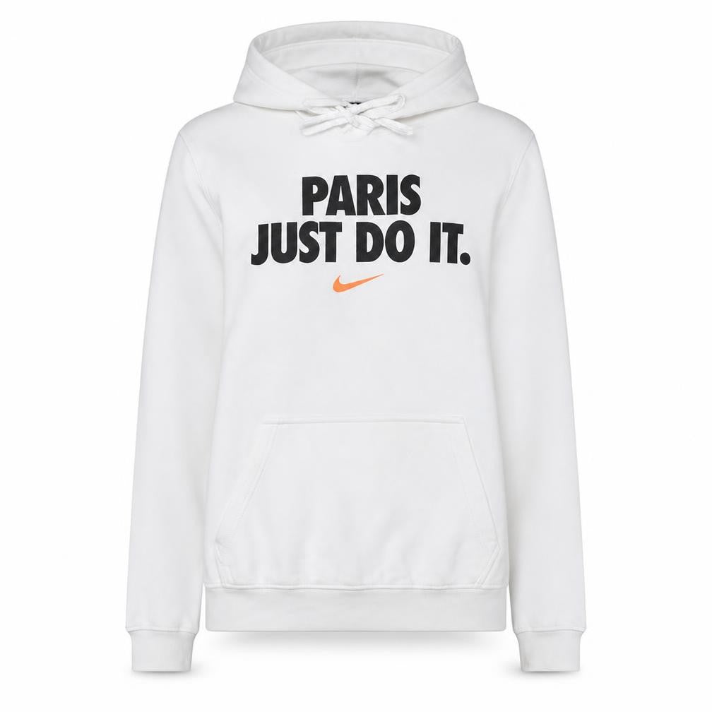 Womens UK Size S Nike White Pullover Hoodie