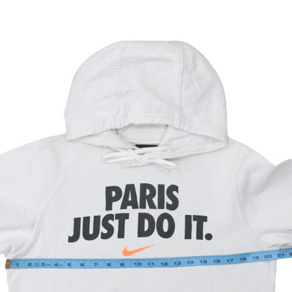 Womens UK Size S Nike White Pullover Hoodie