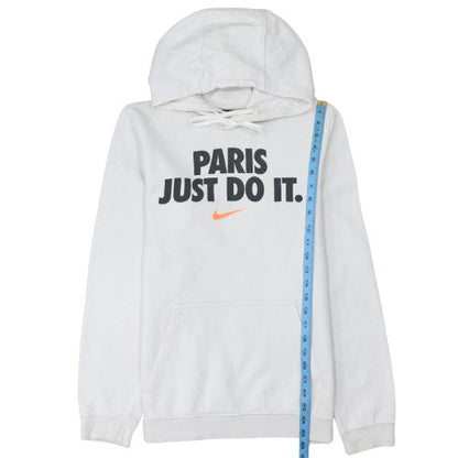 Womens UK Size S Nike White Pullover Hoodie