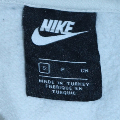Womens UK Size S Nike White Pullover Hoodie