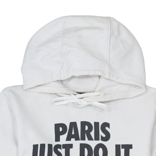Womens UK Size S Nike White Pullover Hoodie
