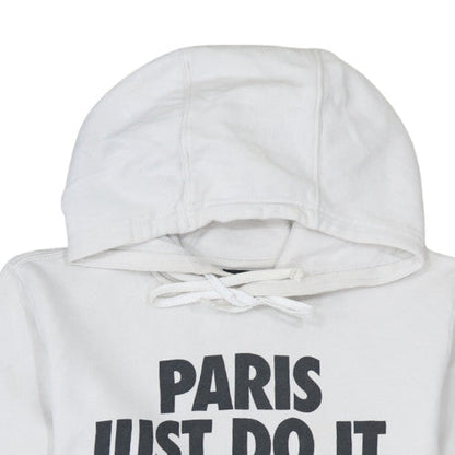 Womens UK Size S Nike White Pullover Hoodie