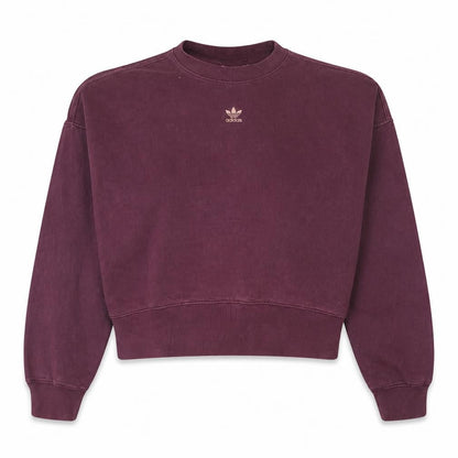 Womens UK Size 10 adidas Red Pullover Sweatshirt