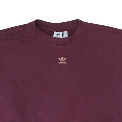 Womens UK Size 10 adidas Red Pullover Sweatshirt