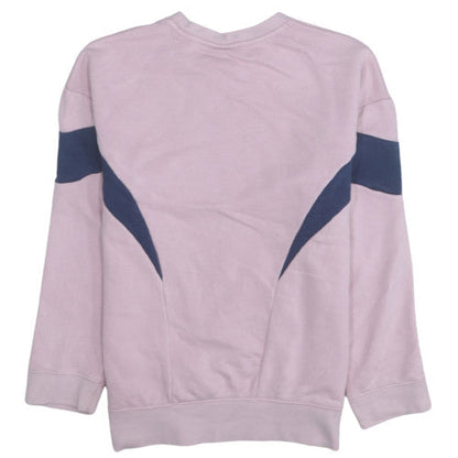 Nike Girls Pink Crew Neck Sweatshirt Size L 146-156cm Graphic Print