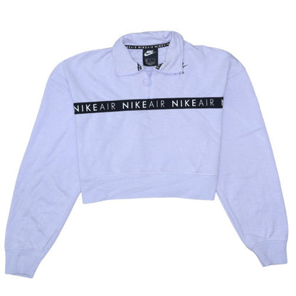 Womens UK Size M Nike Purple Pullover Sweatshirt