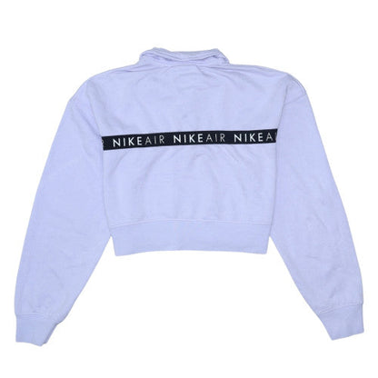 Womens UK Size M Nike Purple Pullover Sweatshirt
