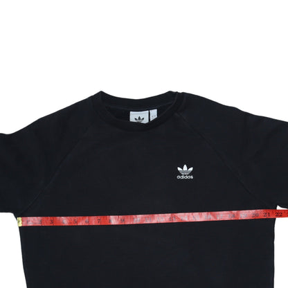Mens UK Size S adidas Black Pullover Sweatshirt
