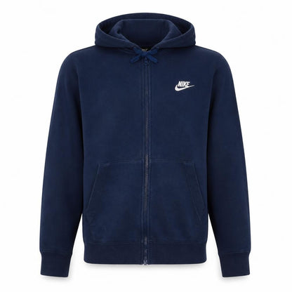 Mens UK Size S Nike Blue Full Zip Hoodie