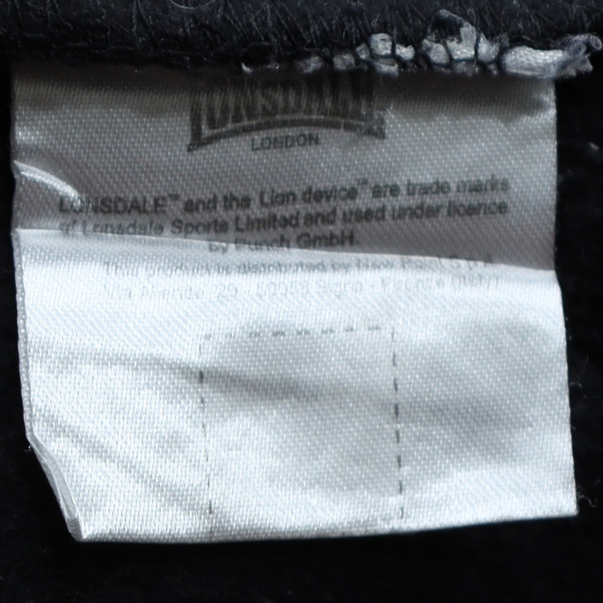 Mens UK Size M Lonsdale Black Pullover Sweatshirt