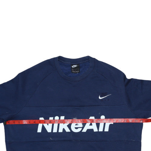 Mens UK Size L Nike Blue Pullover Sweatshirt