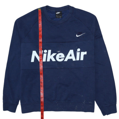 Mens UK Size L Nike Blue Pullover Sweatshirt