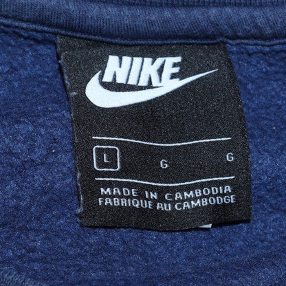 Mens UK Size L Nike Blue Pullover Sweatshirt