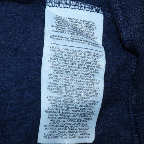 Mens UK Size L Nike Blue Pullover Sweatshirt