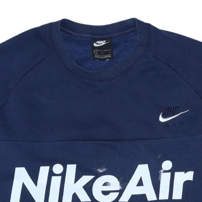 Mens UK Size L Nike Blue Pullover Sweatshirt