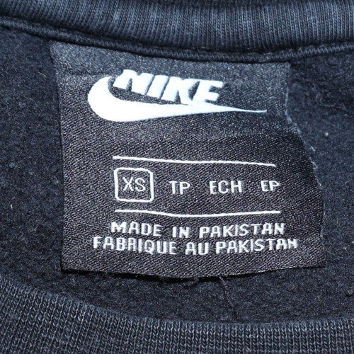 Womens UK Size XS Nike Black Pullover Sweatshirt
