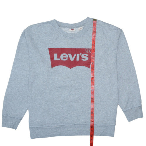 Womens UK Size 2XL Levi's Grey Pullover Sweatshirt