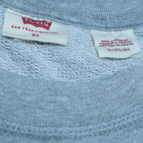 Womens UK Size 2XL Levi's Grey Pullover Sweatshirt