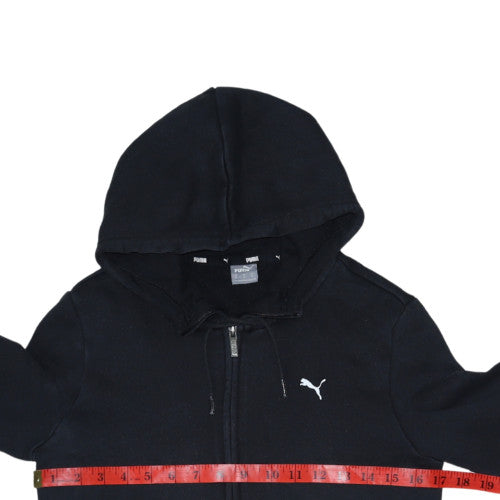 Womens UK Size M PUMA Black Full Zip Hoodie