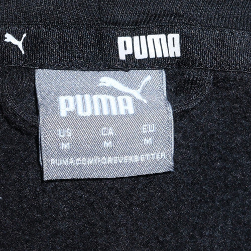 Womens UK Size M PUMA Black Full Zip Hoodie