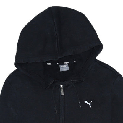Womens UK Size M PUMA Black Full Zip Hoodie
