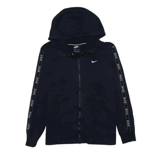 Womens UK Size S Nike Black Full Zip Hoodie