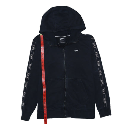 Womens UK Size S Nike Black Full Zip Hoodie
