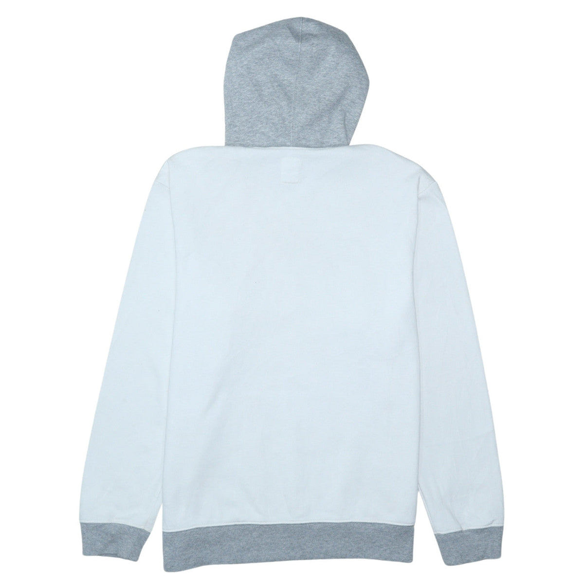 Gap Men’s Grey Pullover Hoodie Size M Cotton Blend Fleece