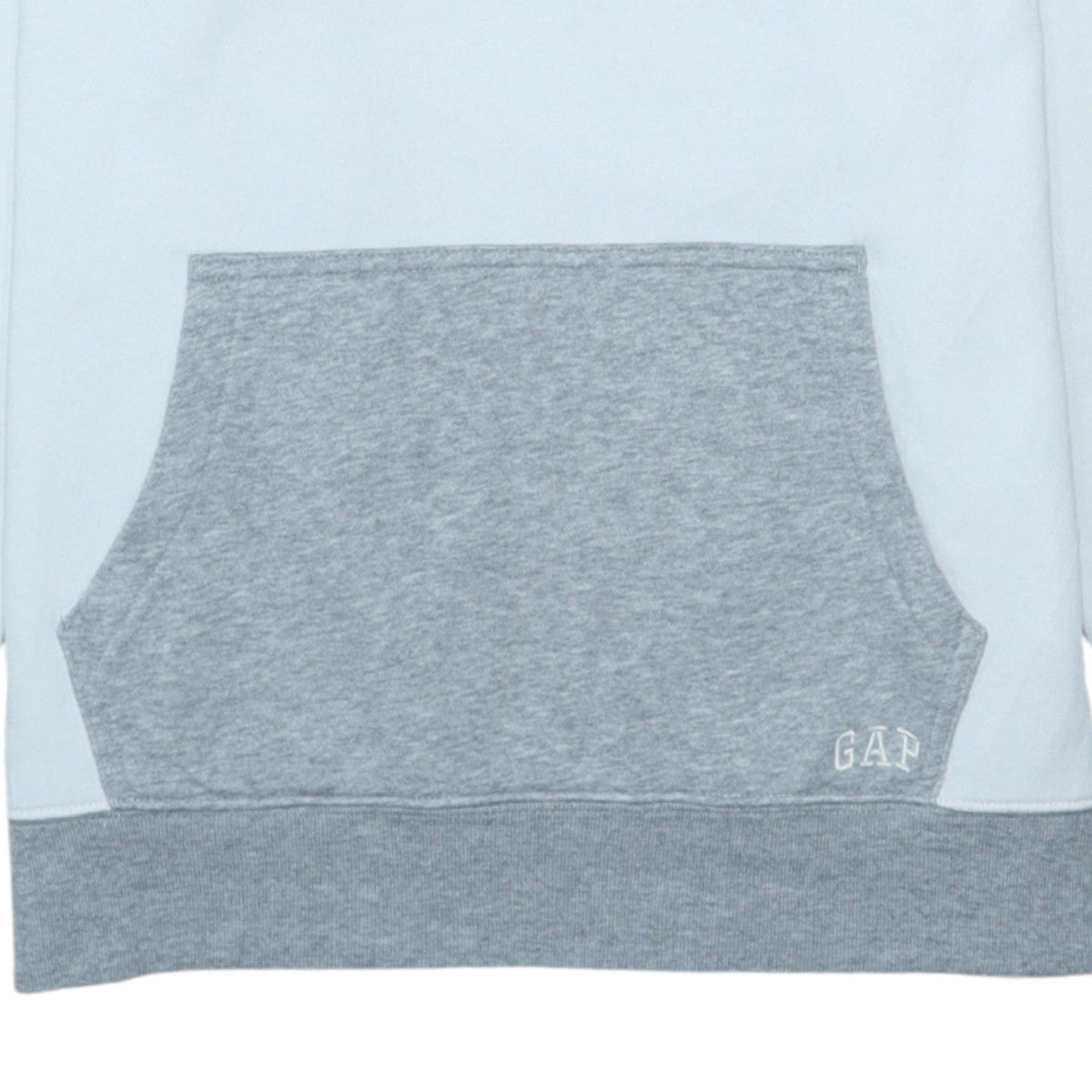 Gap Men’s Grey Pullover Hoodie Size M Cotton Blend Fleece