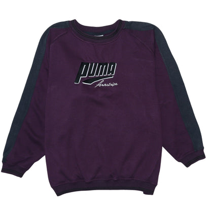 Womens UK Size L PUMA Purple Pullover Sweatshirt