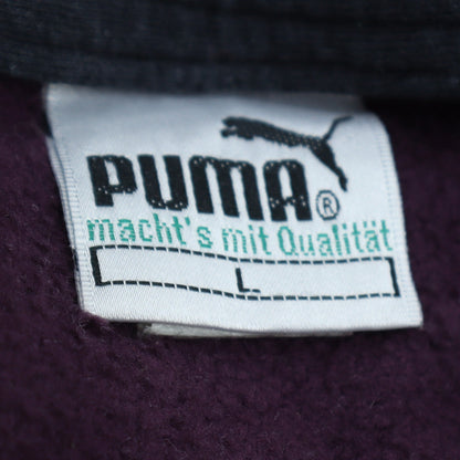 Womens UK Size L PUMA Purple Pullover Sweatshirt