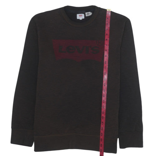 Mens UK Size XL Levi's Brown Pullover Sweatshirt