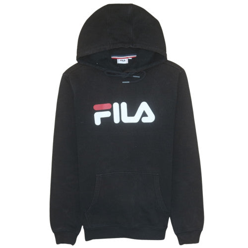 Mens UK Size S FILA Black Pullover Hoodie