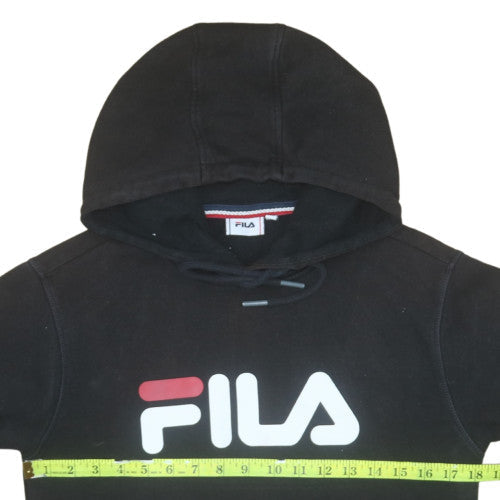 Mens UK Size S FILA Black Pullover Hoodie